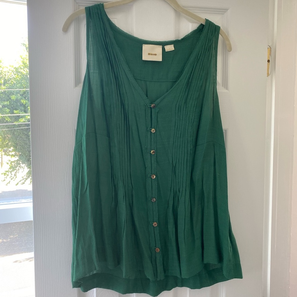 Anthropologie linen tank